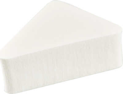 Buretel triunghiular machiaj Alb