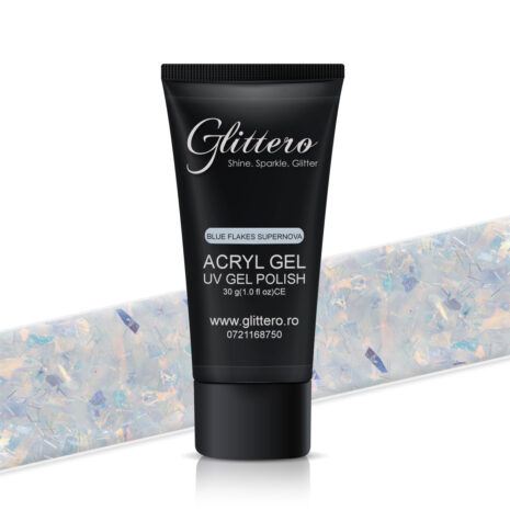 AcrylGel-BlueFlakesSupernova